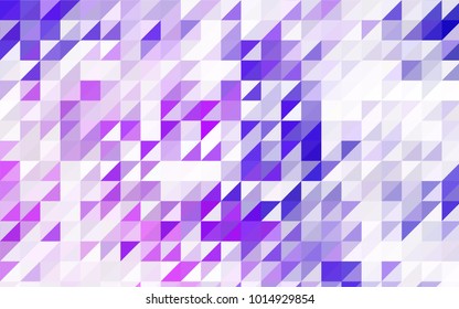 Light BLUE vector abstract colorful background, which consist of triangles. Pattern with colored triangles on white background.