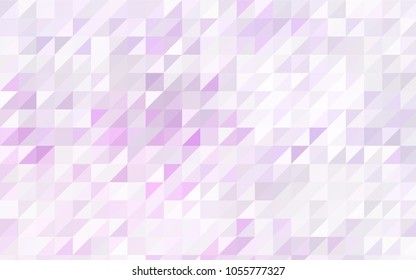 Light BLUE vector abstract colorful background, which consist of triangles. Pattern with colored triangles on white background.