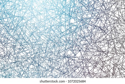 Light BLUE vector abstract colorful background, which consist of triangles. Pattern with colored triangles on white background.