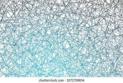 Light BLUE vector abstract colorful background, which consist of triangles. Pattern with colored triangles on white background.