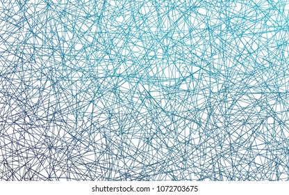 Light BLUE vector abstract colorful background, which consist of triangles. Pattern with colored triangles on white background.
