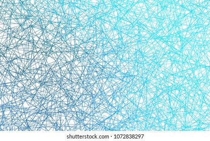 Light BLUE vector abstract colorful background, which consist of triangles. Pattern with colored triangles on white background.