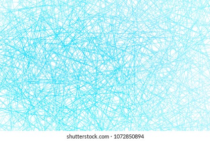 Light BLUE vector abstract colorful background, which consist of triangles. Pattern with colored triangles on white background.