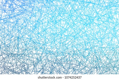 Light BLUE vector abstract colorful background, which consist of triangles. Pattern with colored triangles on white background.