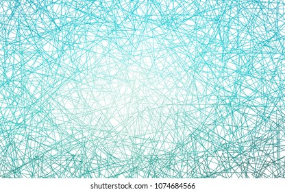 Light BLUE vector abstract colorful background, which consist of triangles. Pattern with colored triangles on white background.