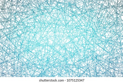 Light BLUE vector abstract colorful background, which consist of triangles. Pattern with colored triangles on white background.
