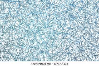 Light BLUE vector abstract colorful background, which consist of triangles. Pattern with colored triangles on white background.