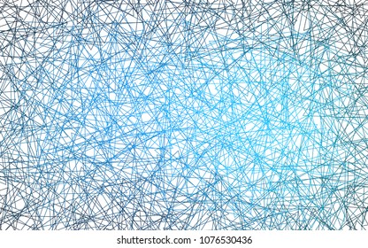 Light BLUE vector abstract colorful background, which consist of triangles. Pattern with colored triangles on white background.