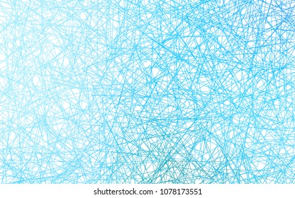 Light BLUE vector abstract colorful background, which consist of triangles. Pattern with colored triangles on white background.