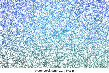 Light BLUE vector abstract colorful background, which consist of triangles. Pattern with colored triangles on white background.