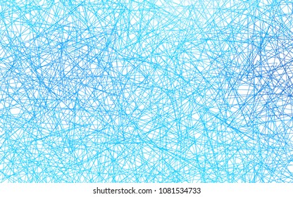 Light BLUE vector abstract colorful background, which consist of triangles. Pattern with colored triangles on white background.