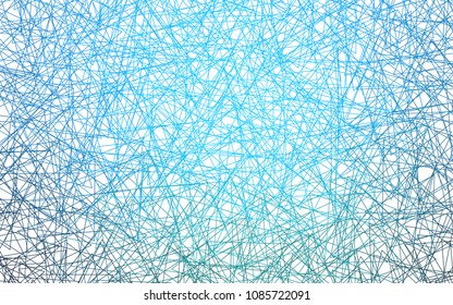 Light BLUE vector abstract colorful background, which consist of triangles. Pattern with colored triangles on white background.