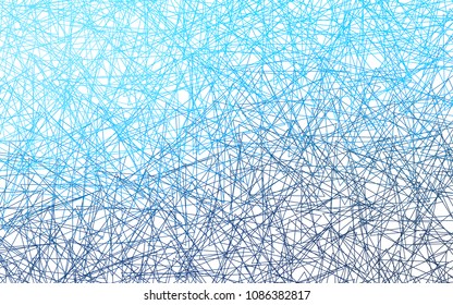 Light BLUE vector abstract colorful background, which consist of triangles. Pattern with colored triangles on white background.
