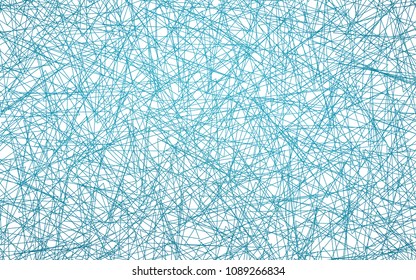 Light BLUE vector abstract colorful background, which consist of triangles. Pattern with colored triangles on white background.