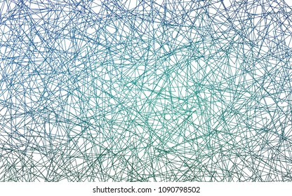 Light BLUE vector abstract colorful background, which consist of triangles. Pattern with colored triangles on white background.