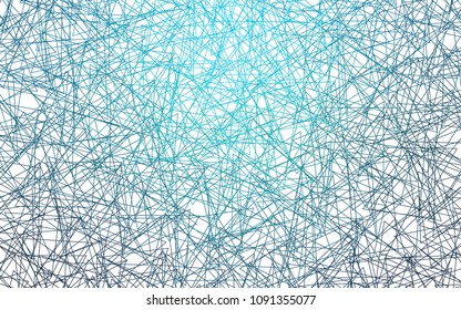 Light BLUE vector abstract colorful background, which consist of triangles. Pattern with colored triangles on white background.
