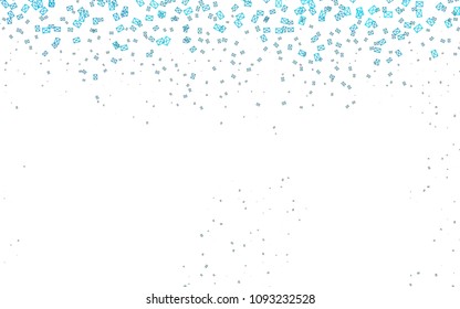 Light BLUE vector abstract colorful background, which consist of triangles. Pattern with colored triangles on white background.