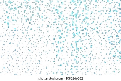Light BLUE vector abstract colorful background, which consist of triangles. Pattern with colored triangles on white background.