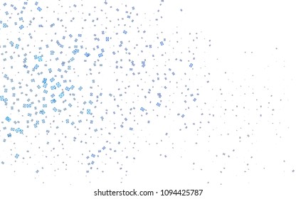 Light BLUE vector abstract colorful background, which consist of triangles. Pattern with colored triangles on white background.