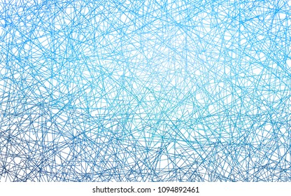 Light BLUE vector abstract colorful background, which consist of triangles. Pattern with colored triangles on white background.