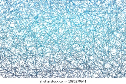 Light BLUE vector abstract colorful background, which consist of triangles. Pattern with colored triangles on white background.