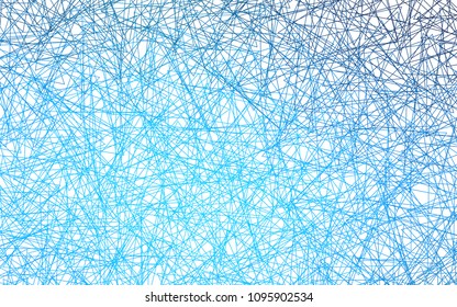 Light BLUE vector abstract colorful background, which consist of triangles. Pattern with colored triangles on white background.