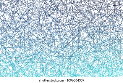 Light BLUE vector abstract colorful background, which consist of triangles. Pattern with colored triangles on white background.