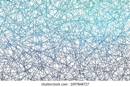 Light BLUE vector abstract colorful background, which consist of triangles. Pattern with colored triangles on white background.