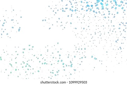 Light BLUE vector abstract colorful background, which consist of triangles. Pattern with colored triangles on white background.