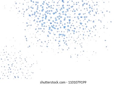 Light BLUE vector abstract colorful background, which consist of triangles. Pattern with colored triangles on white background.