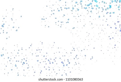 Light BLUE vector abstract colorful background, which consist of triangles. Pattern with colored triangles on white background.