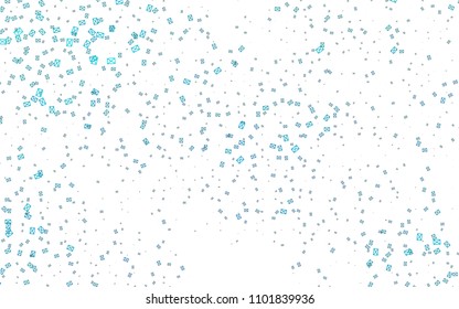 Light BLUE vector abstract colorful background, which consist of triangles. Pattern with colored triangles on white background.