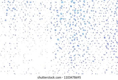 Light BLUE vector abstract colorful background, which consist of triangles. Pattern with colored triangles on white background.