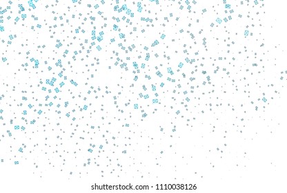 Light BLUE vector abstract colorful background, which consist of triangles. Pattern with colored triangles on white background.