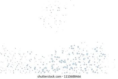 Light BLUE vector abstract colorful background, which consist of triangles. Pattern with colored triangles on white background.