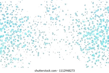 Light BLUE vector abstract colorful background, which consist of triangles. Pattern with colored triangles on white background.