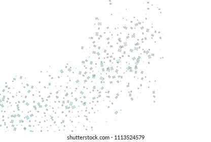 Light BLUE vector abstract colorful background, which consist of triangles. Pattern with colored triangles on white background.