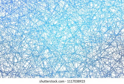 Light BLUE vector abstract colorful background, which consist of triangles. Pattern with colored triangles on white background.