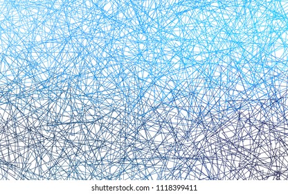 Light BLUE vector abstract colorful background, which consist of triangles. Pattern with colored triangles on white background.
