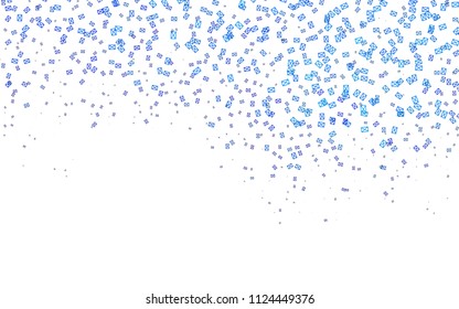 Light BLUE vector abstract colorful background, which consist of triangles. Pattern with colored triangles on white background.
