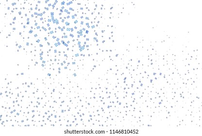 Light BLUE vector abstract colorful background, which consist of triangles. Pattern with colored triangles on white background.