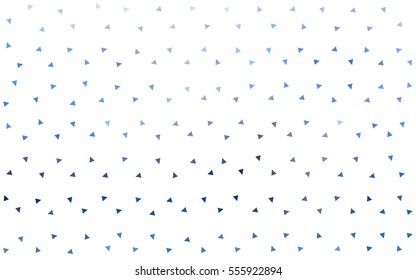 Light blue vector abstract colorful background, which consist of triangles. Pattern with colored triangles on white background.