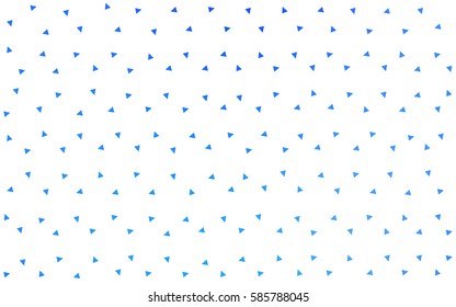 Light BLUE vector abstract colorful background, which consist of triangles. Pattern with colored triangles on white background.
