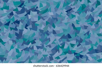 Light BLUE vector abstract colorful background, which consist of triangles. Pattern with colored triangles on white background.