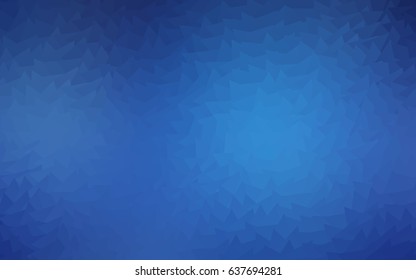 Light BLUE vector abstract colorful background, which consist of triangles. Pattern with colored triangles on white background.