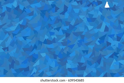 Light BLUE vector abstract colorful background, which consist of triangles. Pattern with colored triangles on white background.