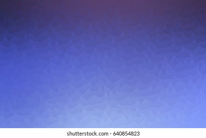 Light BLUE vector abstract colorful background, which consist of triangles. Pattern with colored triangles on white background.