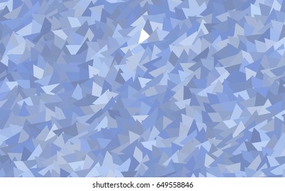 Light BLUE vector abstract colorful background, which consist of triangles. Pattern with colored triangles on white background.