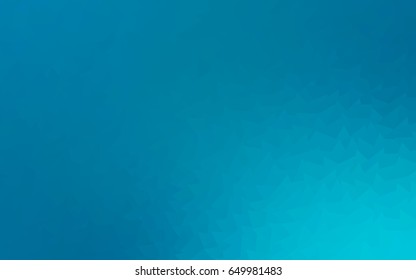 Light BLUE vector abstract colorful background, which consist of triangles. Pattern with colored triangles on white background.