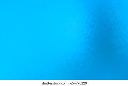 Light BLUE vector abstract colorful background, which consist of triangles. Pattern with colored triangles on white background.